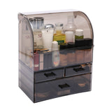 MOOCHI Professional Large Cosmetic Makeup Organizer Dust Water Proof Cosmetics Storage Display Case with Drawers